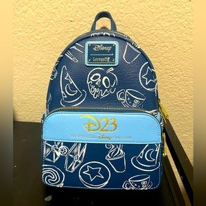 Brand New Loungefly D23 Gold Exclusive Backpack